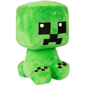 Creeper Sitting Minecraft Plush Toy 24 cm